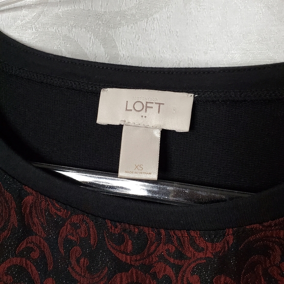 LOFT Metallic Embroidered Sweatshirt - Picture 4 of 4